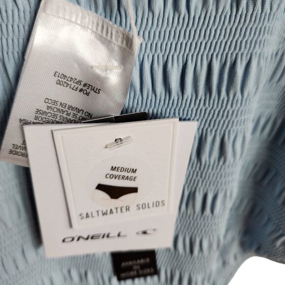 O'Neill Swimsuit Blue XL Women's One Piece Saltwater Solids Texture Mykon New Sk - Picture 8 of 11